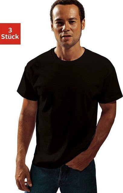 H.I.S T-Shirt (Packung, 3-tlg) aus Baumwolle perfekt als Unterziehshirt