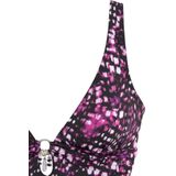 Bruno Banani Badeanzug mit silberfarbenem Accessory