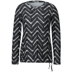 Cecil Langarmshirt mit Tunnelzug am Saum