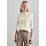 STREET ONE Kurzarmpullover mit Stehkragen