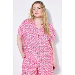 Studio Untold Hemdbluse Blusenshirt oversized Color Rautenprint