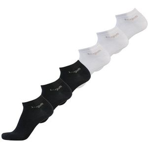 bugatti Socken bugatti Herren Sneaker 6er Pack uni basic schwarz, weiss 39-42