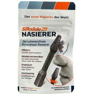 Silkslide Pro Nasen- und Ohrhaartrimmer Nasenhaar Nasenhaartrimmer Nasenhaarentferner Klingenschutz - ohne Str