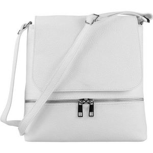 ITALYSHOP24 Schultertasche Made in Italy Damen Leder Tasche Messenger, Handtasche Crossbody Umhängetasche Shopper CrossOver Tablet