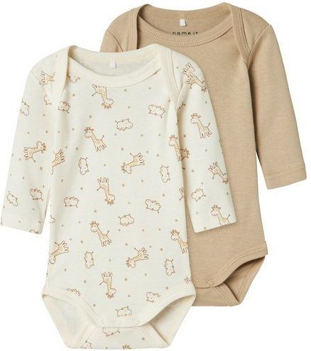 Name It Body NBNBODY 3P LS JET STREAM GIRAFFE NOOS (Packung, 3-tlg)