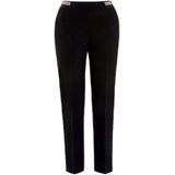 LASCANA Bügelfaltenhose mit Glitzerbund, schmal geschnitten, Anzughose, Business-Look