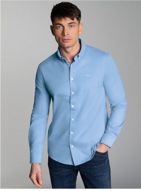 Trigema Poloshirt TRIGEMA Business-Hemd aus DELUXE-Single-Jersey (1-tlg)