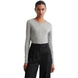 Marc O'Polo Henleyshirt moderne Rippenstruktur