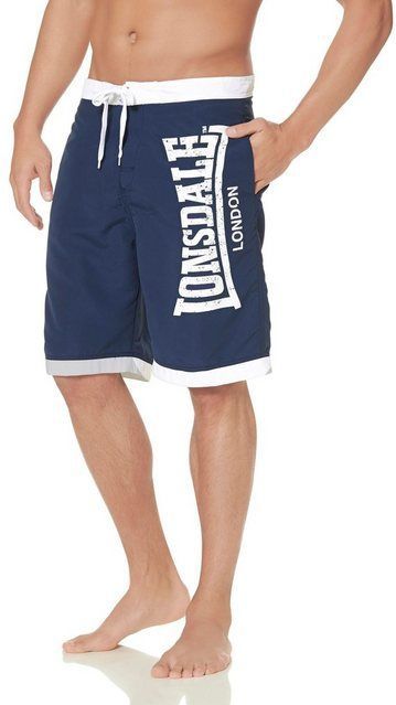 Lonsdale Boardshorts Beach Short CLENNELL Badeshorts, Innenhose aus Mesh