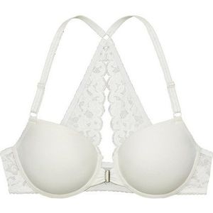 LASCANA Schalen-BH Premium Dessous mit wunderschönem Spitzenrücken und Vorderverschluss, Dessous