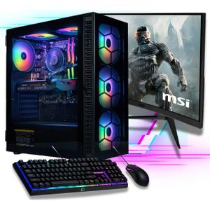 Meinpc Inferno 5600 RTX Set Gaming-PC-Komplettsystem (27,00", AMD Ryzen 5 5600, RTX 4060, 32 GB RAM, 1000 GB SSD, Gaming, Gamer)