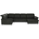 DOMO collection Wohnlandschaft Franzi wahlweise mit Kopfteilverstellung Bettfunktion, Bettkasten, im XXL-Format B/T/H: 352/214/80 cm, Steppung im Sitz, U-Form