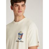 Tommy Jeans T-Shirt TJM RLX NOVELTY 2 GMD TEE mit großem Logo am Rücken