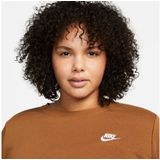 Nike Sportswear Sweatshirt CLUB FLEECE WOMEN'S CREW-NECK SWEATSHIRT (PLUS SIZE)