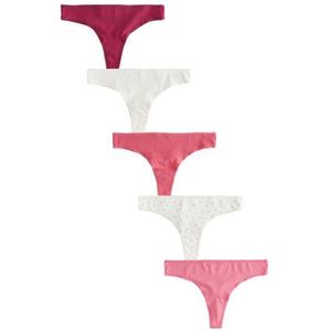 Next String Slips im 5er-Pack, Tanga (1-St)