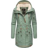 Ragwear Wintermantel Elsie stylischer Winterparka mit Kapuze und Teddyfleece