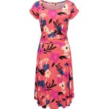 Ragwear Sommerkleid Yvone Flowers Leichtes Jersey-Kleid mit Taillengürtel
