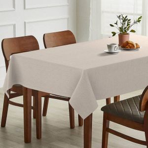 ANRO Tischdecke Premium Stoff-Tischtuch mit Beschichtung Tischwäsche Stoff-Tischdecke (1-tlg), Premium TEFLON und 2-Fache Acryl Beschichtung