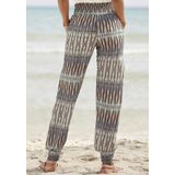 Vivance Jerseyhose mit Ethnoprint und Taschen, lockere Schlupfhose, Sommerhose