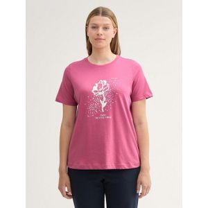 TOM TAILOR PLUS T-Shirt Plus Size - Print T-Shirt mit Bio-Baumwolle