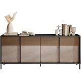 INOSIGN Sideboard Everest Breite 206 cm, Kommode mit 4 Türen, Anrichte, Soft/Self Closing, Korpus 22 mm