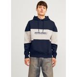 Jack & Jones Kapuzensweatshirt JJELEGACY BLOCKING SWEAT HOOD NOOS