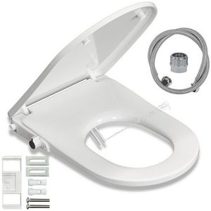 HOROW Dusch-WC-Sitz Toilettendeckel mit Bidet, Absenkautomatik, Duroplast, zurReinigung abnehmbar