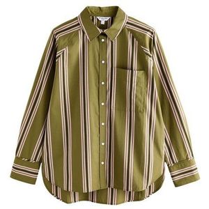 Next Langarmhemd Oversize-Langarmshirt aus 100 % Baumwolle (1-tlg)