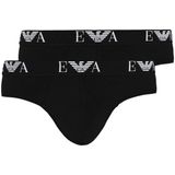 Emporio Armani Slip Stretch Cotton Brief (2-St) ohne störende Gesäßnaht