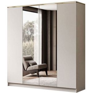 Lookway Kleiderschrank AURORA 4D KASCHMIR Shrank mit Spiegel
