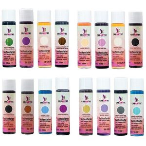 CREARTEC Farbpigment Seifenfarben Transparent - 16er Set - je 10ml, zum Herstellen farbiger Seifen - Made in Germany