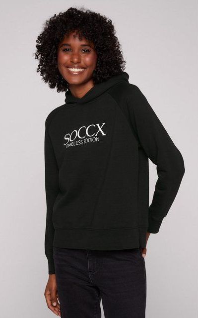 SOCCX Kapuzensweatshirt aus Baumwolle