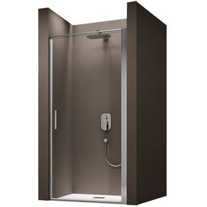 doporro Dusch-Drehtür Duschtür Nischentür dusche Duschabtrennung Duschkabine Teramo36, 75x195 cm, Einscheibensicherheitsglas