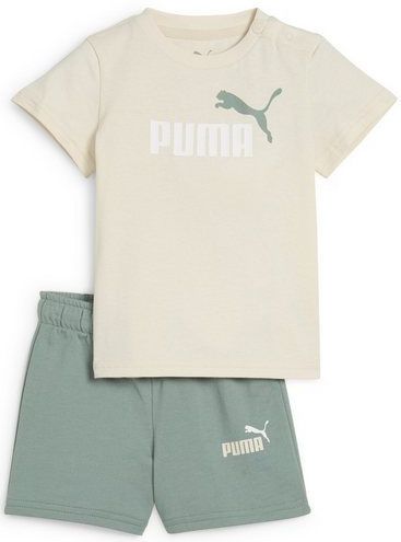 PUMA Jogginganzug Minicats Essentials T-Shirt und Shorts Set Kinder