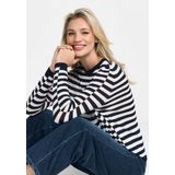 RICHROYAL Streifenpullover Mit Markenlabel am Rücken