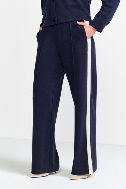 RICHROYAL Bügelfaltenhose Mit elastischem Bund