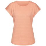 Vivance Kurzarmshirt mit dekorativem Häkeleinsatz (2er-Pack) aus bügelfreier Crêpe-Qualität