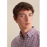 seidensticker Flanellhemd Comfort Comfort Langarm Button-Down-Kragen Karo