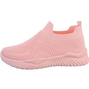 Ital-Design Damen Low-Top Freizeit Slipper (82285366) Flach Sneakers Low in Rosa