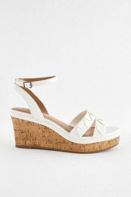 Next Forever Comfort® Keilabsatzsandalen mit 2 Riemen Keilsandalette (1-tlg)
