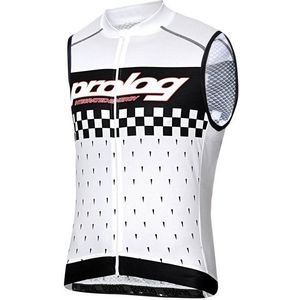 prolog cycling wear Radtrikot Herren Fahrradtrikot ärmellos „Integrated Energy White“