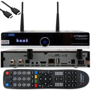 OCTAGON Octagon SF8008 4K TWIN SUPREME V3 E2 Sat Receiver + 1TB M2 SSD SAT-Receiver
