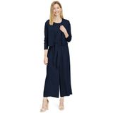 Betty&Co Overall Betty & Co Jumpsuit ohne Arm (1-tlg) Falten