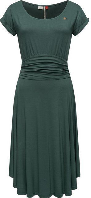 Ragwear Sommerkleid Ivone Solid leichtes Jersey-Kleid in melierter Optik