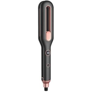 MODFU Glätteisen 2-in-1 Haarglätter Reiseglätteisen Haar Glätten Locken mini Lockenstab Keramik-Beschichtung, LCD Display Schnell Aufheizung in 10 Sekunden automatische Abschaltung, Reise Lockenwickler Keramik Wellen Klein Locken Hair Stylen usw
