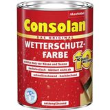 Consolan  Holzschutzlasur Consolan Wetterschutz-Farbe 2,5 L moosgrün
