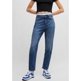 HUGO Blue Mom-Jeans Noe_B Straight Fit Jeans mit hoher Leibhöhe