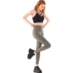 VOGSIGN 7/8-Leggings Damen Yogaleggings High-Waist – Thermo Hose Fleece-Innenfutter