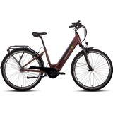 SAXONETTE E-Bike Cityrad Optimum Plus, 7 Gang, Nabenschaltung, Mittelmotor, 418 Wh, (mit integr. Rahmenschloss), Pedelec, Elektrofahrrad für Damen u. Herren