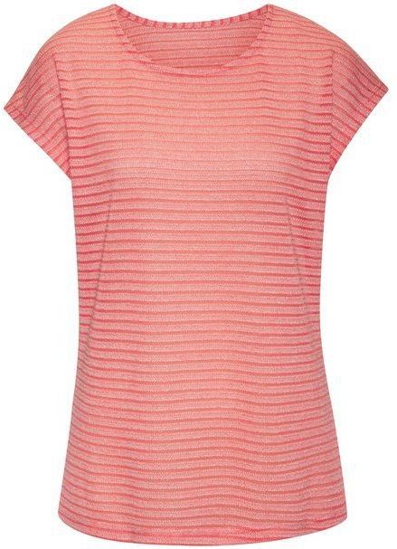 Vivance Kurzarmshirt mit Streifenoptik aus pflegeleichter Viskose-Qualität